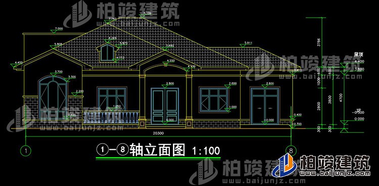 正立面图